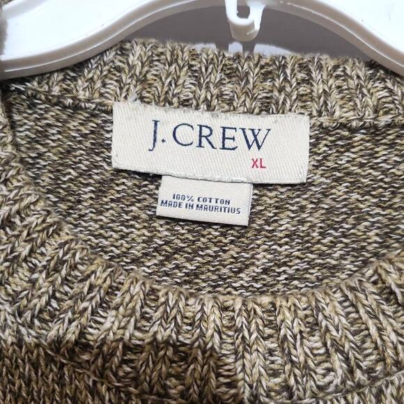 J. crew Crew Neck Cotton Marled Long Sleeve Sweater - Picture 4 of 4